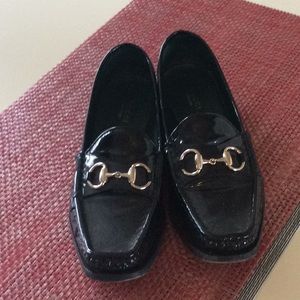 Gucci patent leather loafers